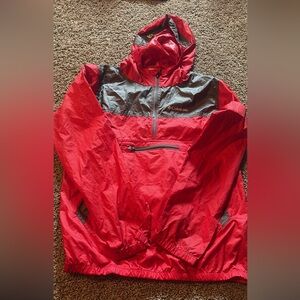 Columbia Red and Black Pullover Jacket